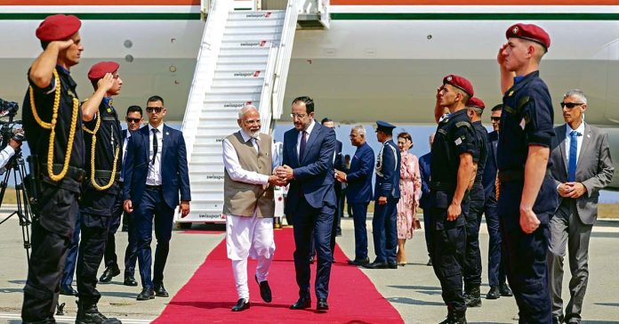 Modi in Cyprus