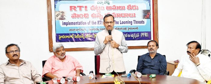 The RTI Act must be protected.