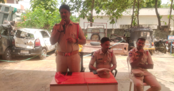 Peace Committee meeting at the police station