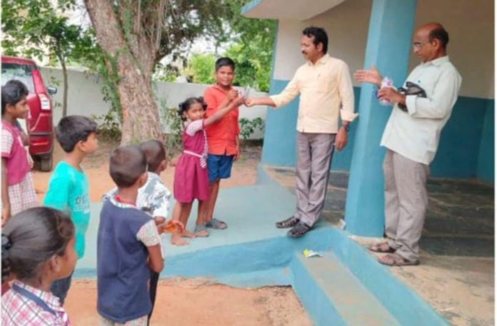 Sports competitions at Pothunur School