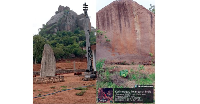 Close to a hundred Telangana rock paintings