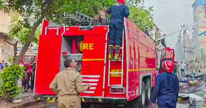 Major fire in Delhi..