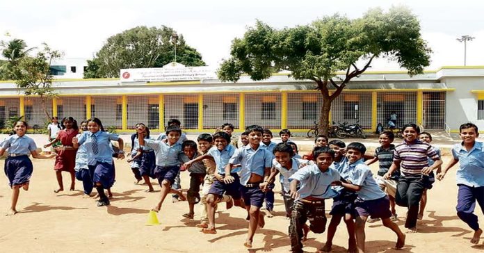 Childhood should flourish in the schoolyard itself.