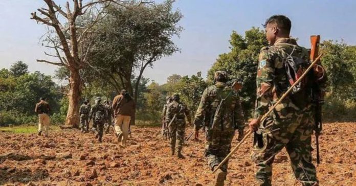 Maoists who killed a villager along with Maoists