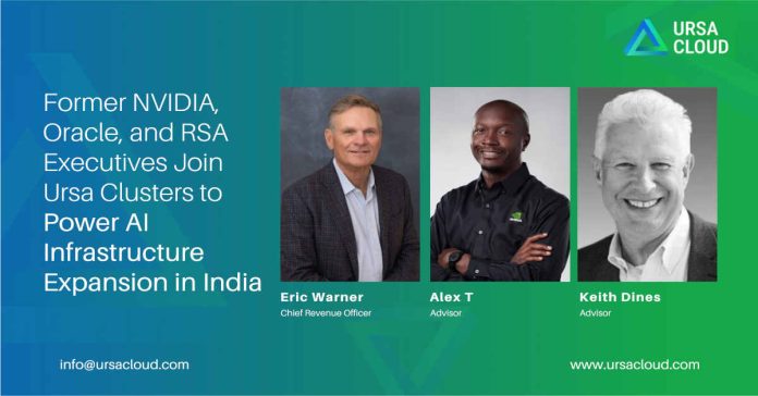 Former NVIDIA, Oracle, and RSA Executives Join UrsaClusters to Power AI Infrastructure Expansion in India