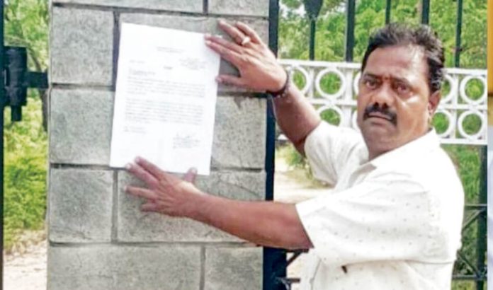 Ramesh Babu's name removes from the voter list