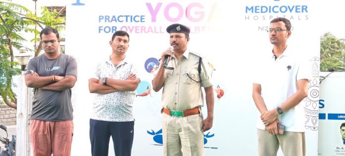 Yoga Day celebrations at Medicover Hospitals