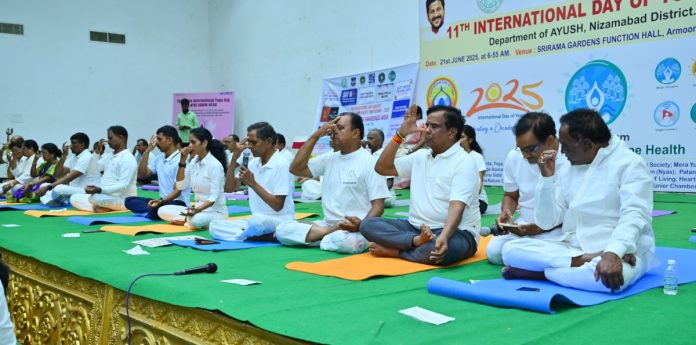 Yoga Day under the auspices of the AYUSH Department