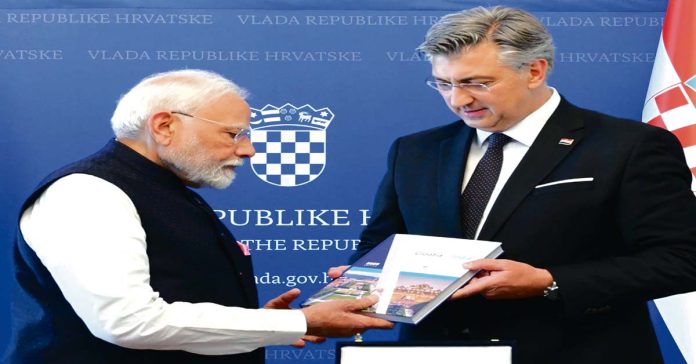 Modi receives special gift in Croatia