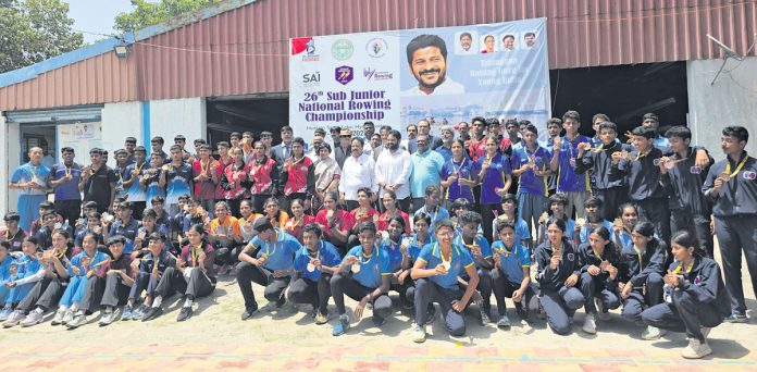 Champion Telangana Rowing competitions concluded