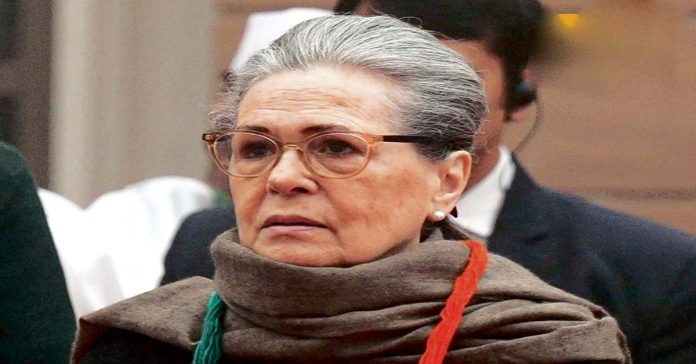 Sonia Gandhi in the hospital