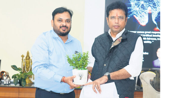 Venkata Sekhar as Minister Shridhar Babu PSS