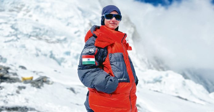 Abida Afreen climbs Mount Everest
