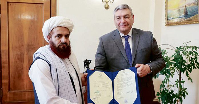Russia becomes first country to officially recognize Afghan Taliban government