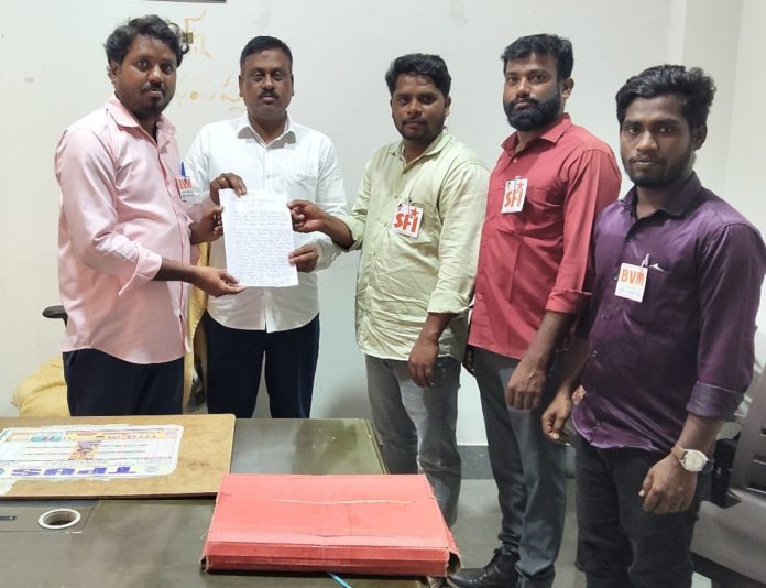 Action should be taken against SPR school: SFI