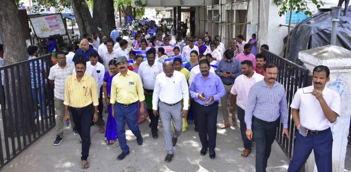 Awareness rally on the occasion of World Population Day.