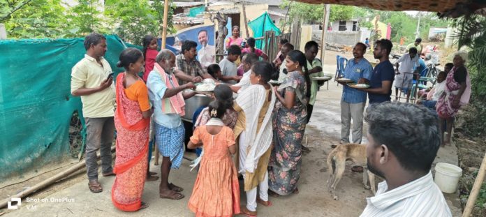 Busireddy Pandana provides support to poor families