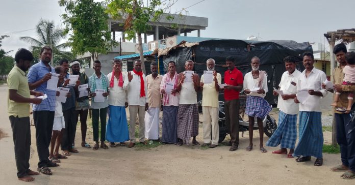 CPI(M) protested in villages