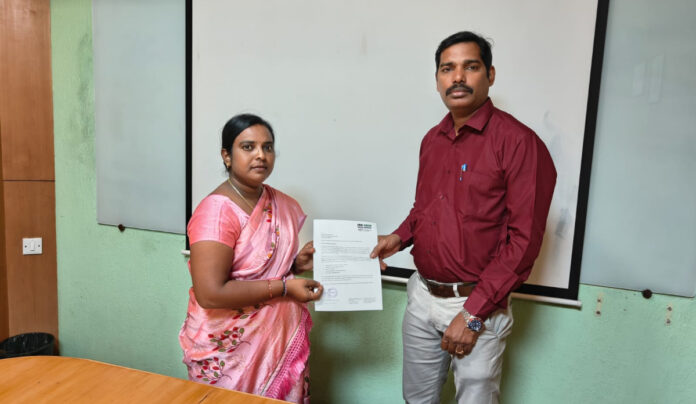 Cheque presentation from Green Health Services