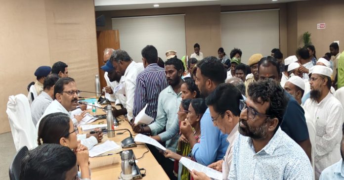 Complaint in Prajavani that land was seized