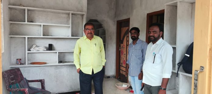 Construction of Indiramma Houses in Bangarupalli is complete..