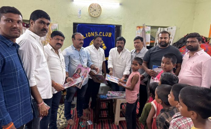 Distribution of exam pads to students