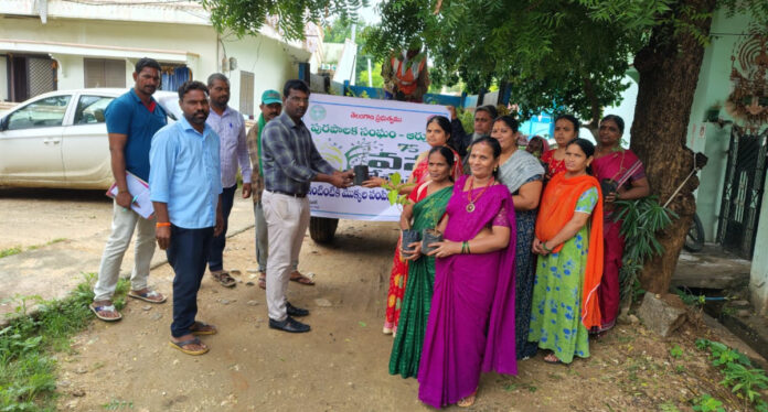 Distribution of plants under the auspices of the municipality