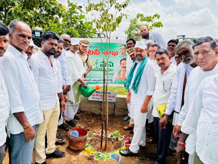 Everyone should be a part of the Vanamahotsavam: MLA Thota