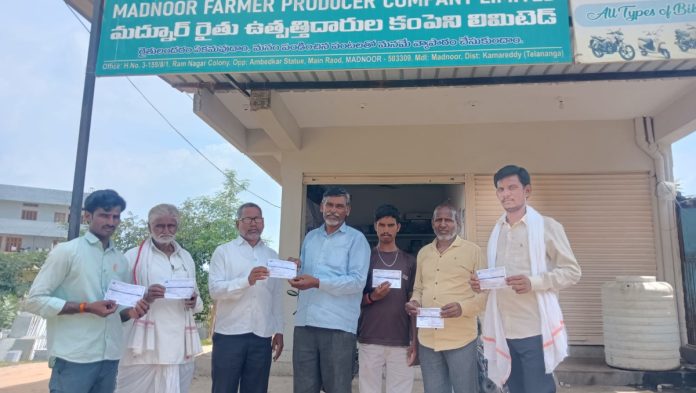 Farmers who have taken membership in the Farmers Producers Association