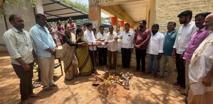Groundbreaking ceremony for establishment of librarian in Penimella