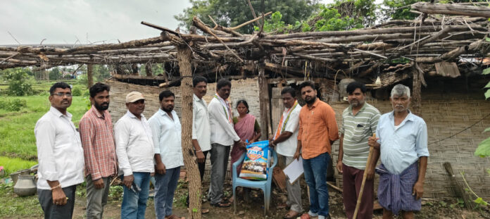 House collapsed due to rain