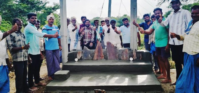 Installation of the statue of Seethla Bhavani at own expense