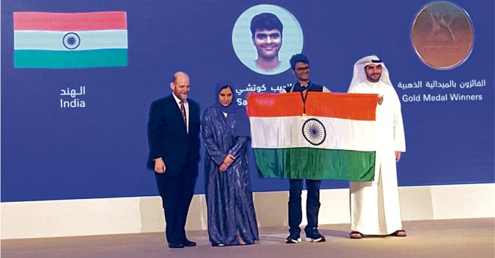 Narayana student Sandeep wins gold medal in Chemistry Olympiad
