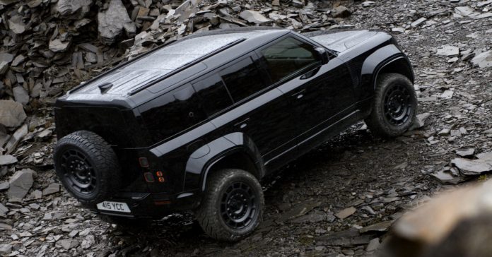 Defender Octa Black: The Tough Luxury 4X4 Rock Star