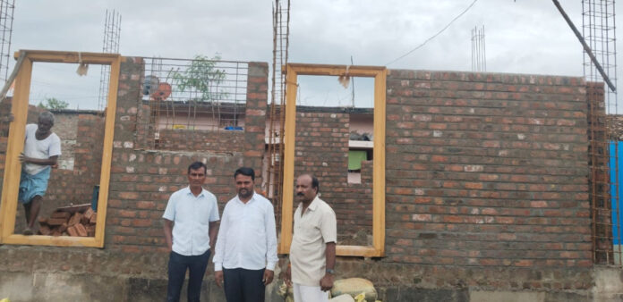 Inspection of Indirammas houses in Chinna Shakkarga..