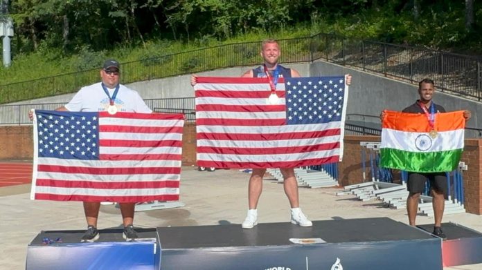 International medal for Telangana constable in America