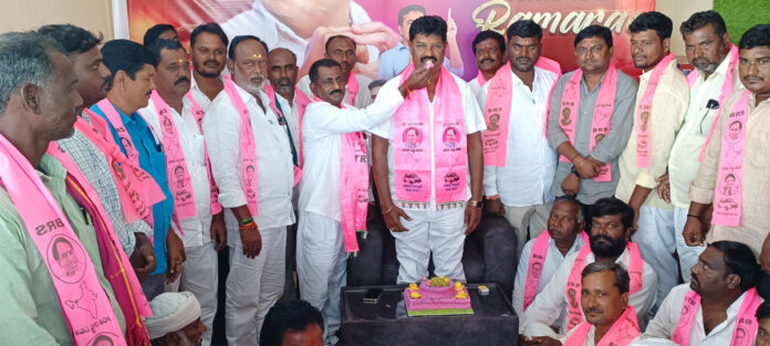 KTR's birthday celebrations under the auspices of former MLA