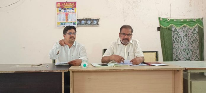 MPDO review with Panchayat secretaries