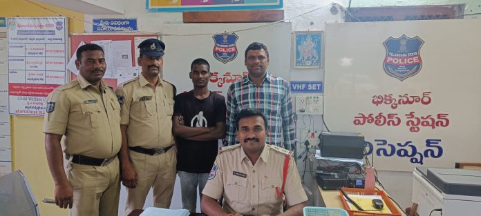 Man arrested in theft case..