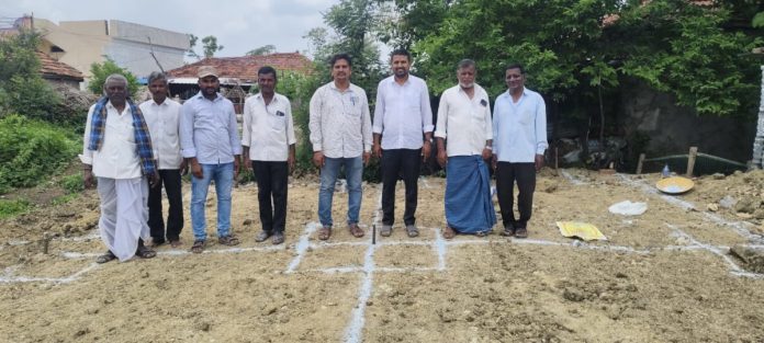 Marking of Indirammas houses in Ladegam