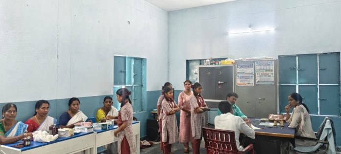 Medical camp at Kasturba School