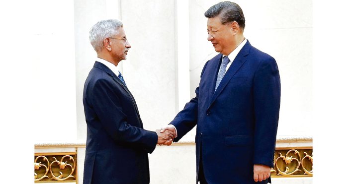 Jaishankar meets Jinping