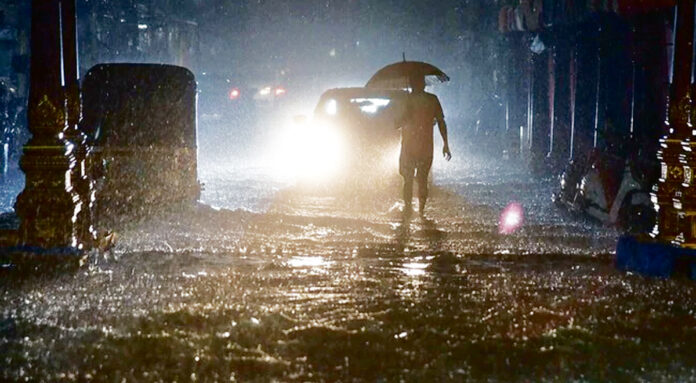 Heavy rains in the state