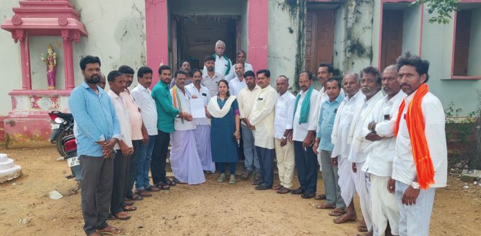 Request to the Tahsildar to protect Mahadevunigutta lands from encroachment