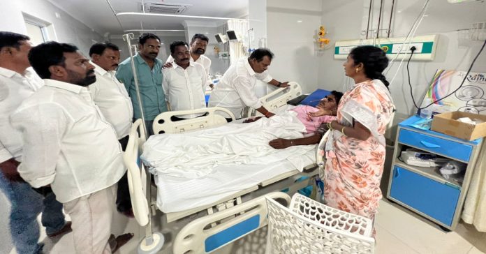 Sarpanchs husband attempts suicide..