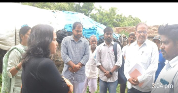 Sub-Collector visits Bangarupalli medical camp