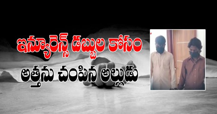 Son-in-law kills aunt for insurance money