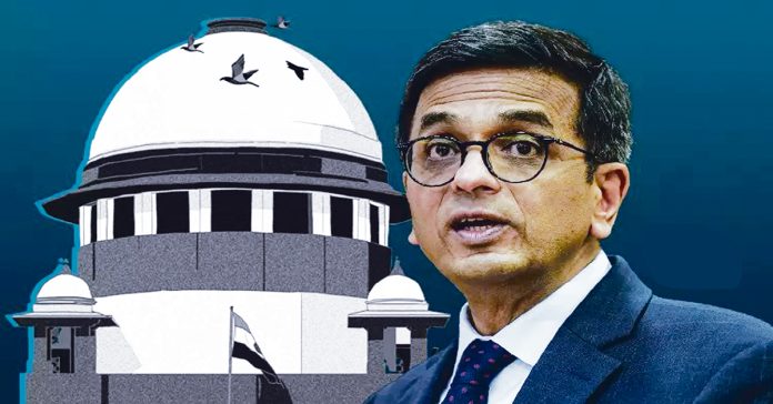 Vacate the former CJI's bungalow.