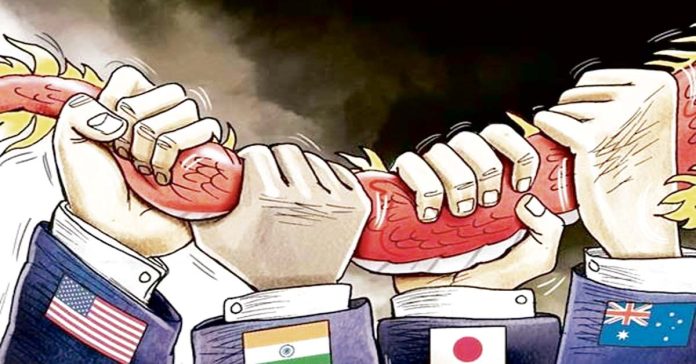 Quad slap-slap with China!