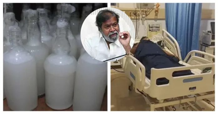 Minister Damodar Rajanarsimha visits victims of adulterated toffee at NIMS